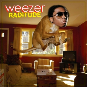 恶搞版的《Raditude》封面