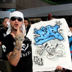 德国Writer‘Scotty’与其创作的T-Shirt